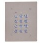 Clavier 4 Relais, 28 codes, touches plastiques, plaque inox (SU4-EAB)