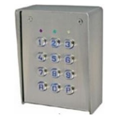 Clavier 2 Relais, 60 codes, boitier inox (SU2-SAB)