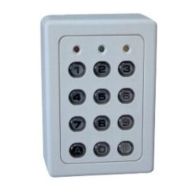 Clavier 1 Relais, 60 codes, touches métalliques, boitier ABS BEIGE (SU1-TME)