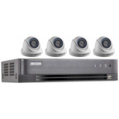 PACK DVR HKVISION 04 Mini dômes HD (PACKDVR4MDHD-HK)