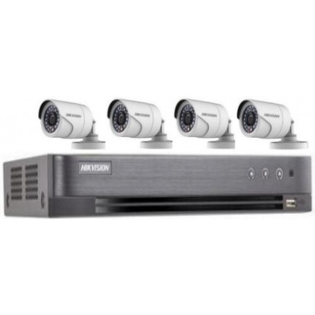 PACK DVR HKVISION 04 Mini Tubes  HD (PACKDVR4MTHD-HK)