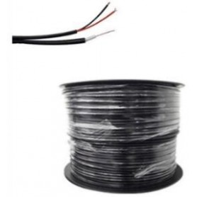 Bobine de 100 m de Câble coaxial KX6 noir (COAX100M2BC/L2)