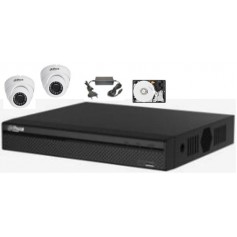 PACK NVR DAHUA 2 Mini Dômes IP POE (PACKNVR-2MDIP-DH)