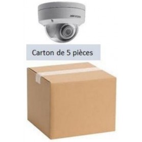 PACK HKVISION 5 Mini Dômes IP Focale fixe 2,8mm WDR 4MP (PACK5MDIP-FF4MP-HK)