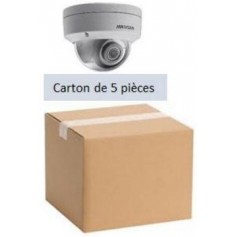 PACK HKVISION 5 Mini Dômes IP Focale fixe 2,8mm WDR 4MP (PACK5MDIP-FF4MP-HK)