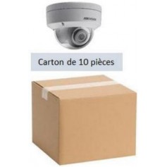 PACK HKVISION 10 Mini Dômes IP Focale fixe 2,8mm WDR 4MP (PACK10MDIP-FF4MP)