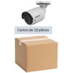 PACK HKVISION 5 Mini Tubes IP Focale fixe 2,8mm WDR 4MP (PACK5MTIP-FF4MP-HK)