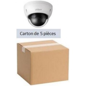 PACK DAHUA 5 Mini Dôme IP POE Focale-fixe 2,8mm 4MP (PACK5MDIP-FF4MP-DH)