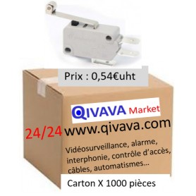KW3A16Z5A150 microswitches avec levier + roulette