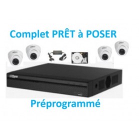 PACK XVR DAHUA 4 Mini Dômes HD
