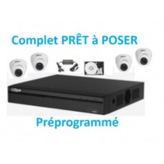 PACK XVR DAHUA 4 Mini Dômes HD