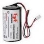 Batterie Lithium 3,6V 13Ah pour sirène (BATMCS720730)